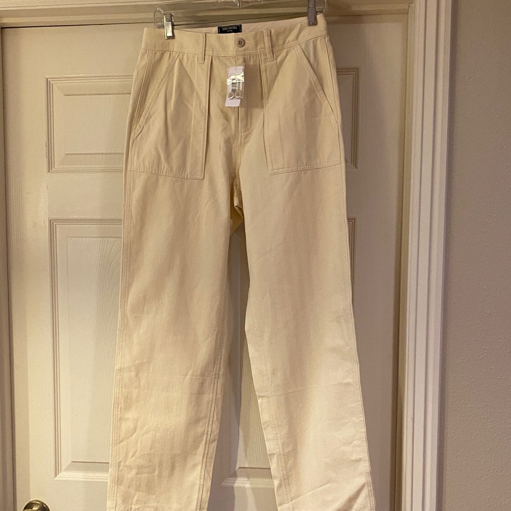 Todd Snyder White Herringbone Camp Pants Sz 28/32.  NWT. Box24